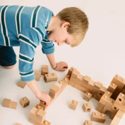 Brick A Block jeu de construction + fiches explicatives - 59 pièces - 2 à 10 ans