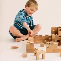 Brick A Block jeu de construction + fiches explicatives - 59 pièces - 2 à 10 ans