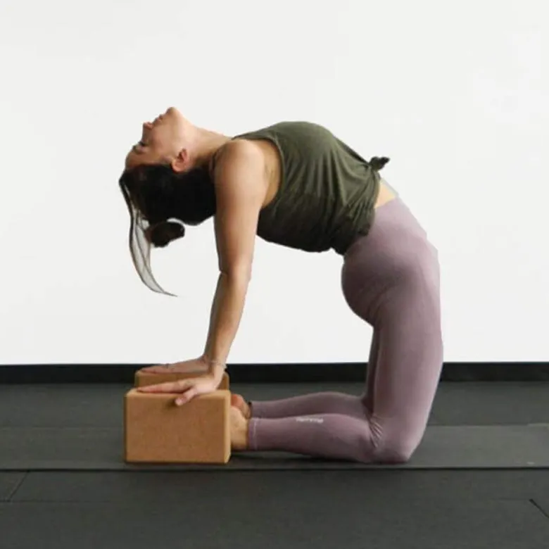 Brique de yoga liège mandala - ep 9,5 cm