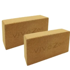 2 briques de yoga 22,5x12x7,4 cm - liège