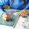 Broderie diamant regard de tigre