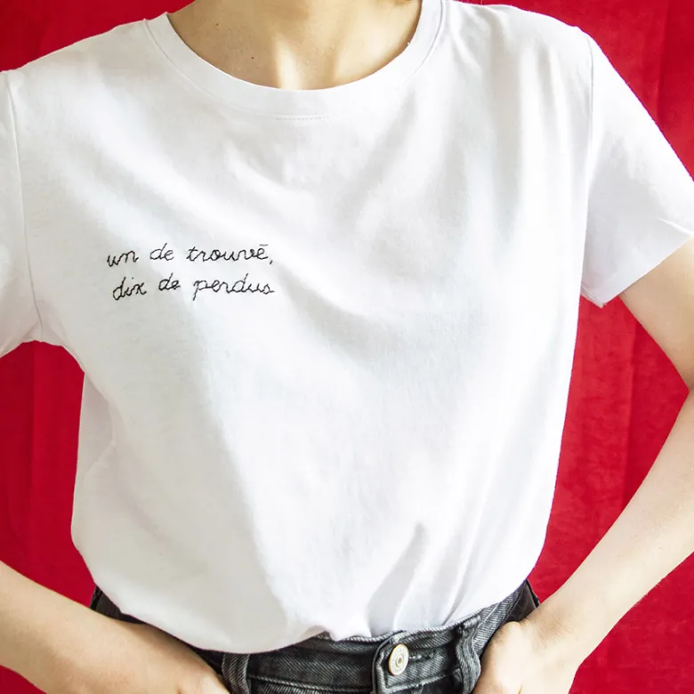 Broder un tshirt - kit débutant