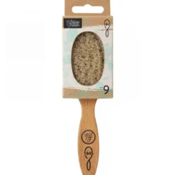 Brosse à cheveux bébé en hêtre rouge et soie de chèvre