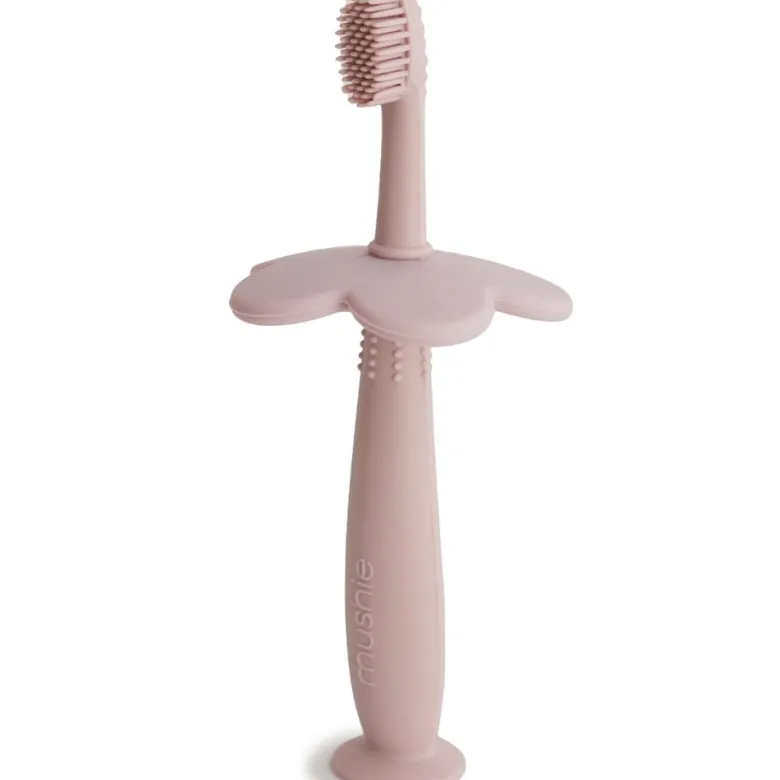 Brosse à dent d'apprentissage fleur blush