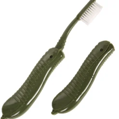 Brosse à dents pliante fosco vert armée