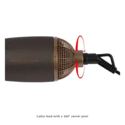 Brosse soufflante proficare pc-has 3011 marron