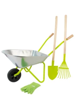 Brouette avec outils de jardin