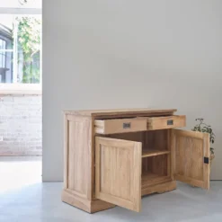 Buffet bois de teck 2 portes 2 tiroirs