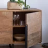 Buffet en bois de manguier et métal