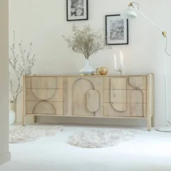 Buffet en bois de manguier tysia