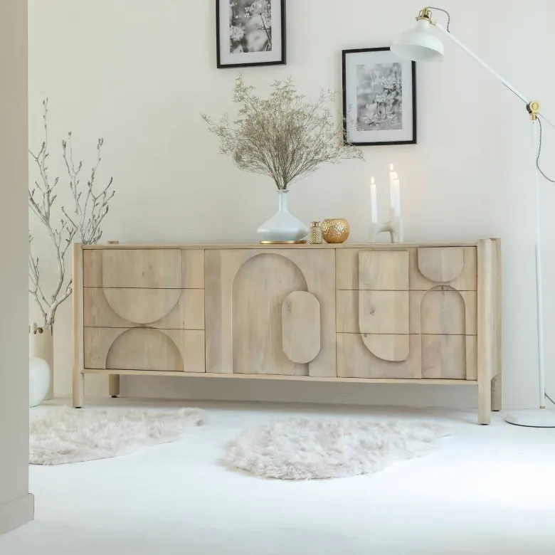 Buffet en bois de manguier tysia