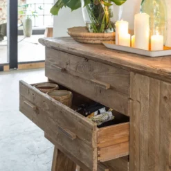 Buffet en bois recyclé 2 portes blaise