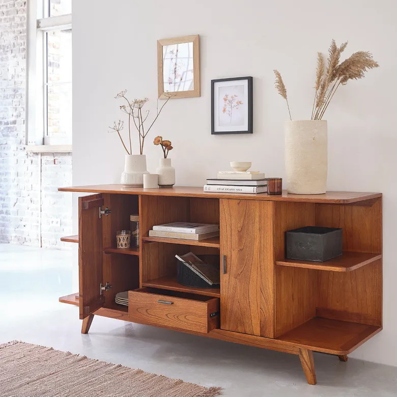 Buffet en mindi massif 180 cm