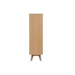 Buffet haut bois et blanc l110 cm helia