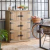 Buffet haut 6 portes champêtre