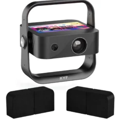 Bundle KYF : Vidéoprojecteur Tactile Android 12 4K + Mini Mur d’Enceintes 20W 4-en-1