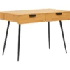 Bureau en bois 2 tiroirs louis