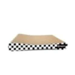 Buren, griffoir chat damier noir blanc m