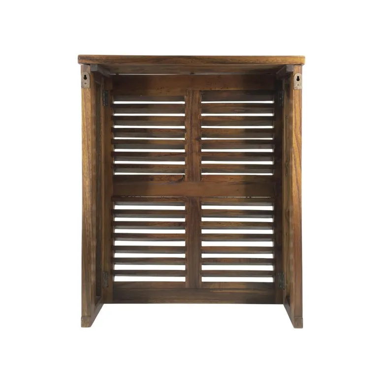 Cache-radiateur bois marron - onéline