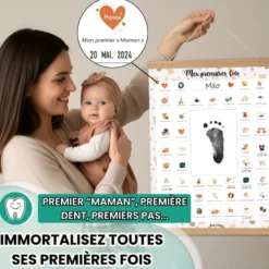 Cadre affiche mes premières fois renard