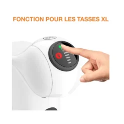 Cafetière à dosette 15 bars 1500w blanc krups yy5215fd