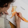 Cahier de dessin animé - fables de la fontaine