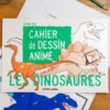 Cahier de dessin animé - les dinosaures