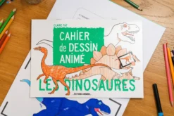 Cahier de dessin animé - les dinosaures