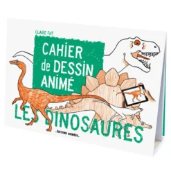 Cahier de dessin animé - les dinosaures