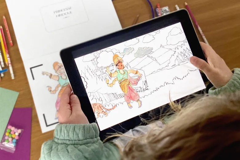 Cahier de dessin animé - les princesses