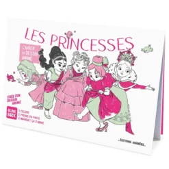 Cahier de dessin animé - les princesses