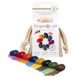 8 cailloux crayons sachet ecru crayon ro