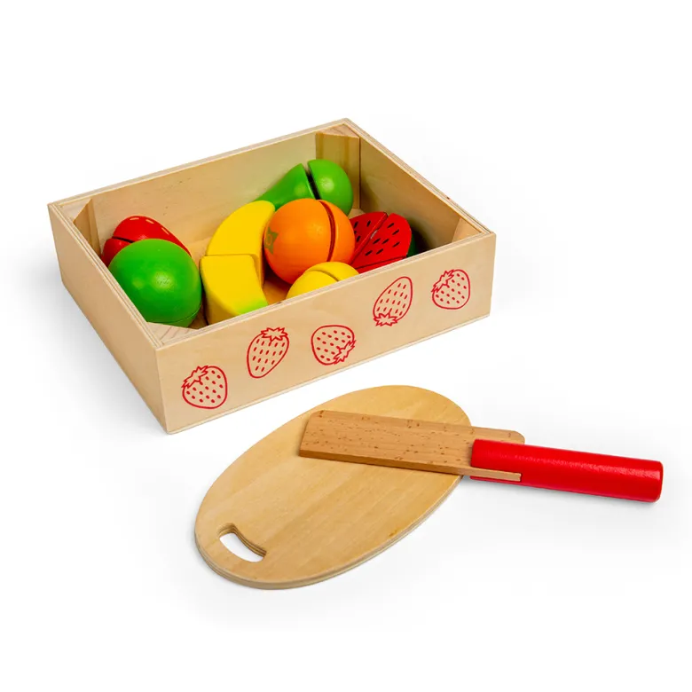 Caisse de fruits à découper en bois