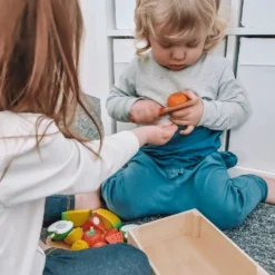 Caisse de fruits à découper en bois