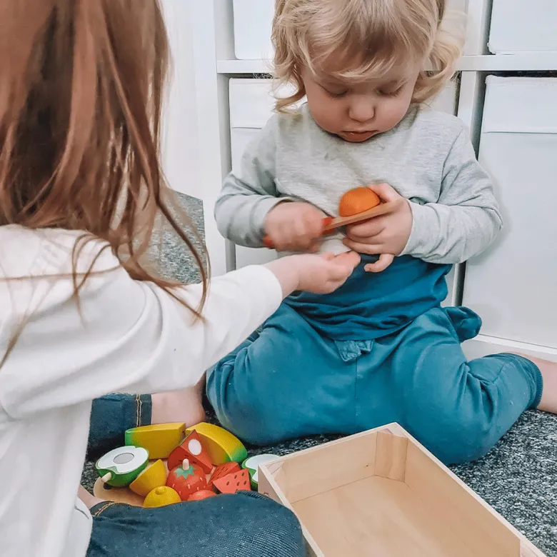 Caisse de fruits à découper en bois