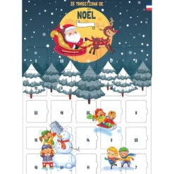 Calendrier avent traditionnel enfant