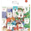 Calendrier 25 bisous enfant 0 à 10 ans