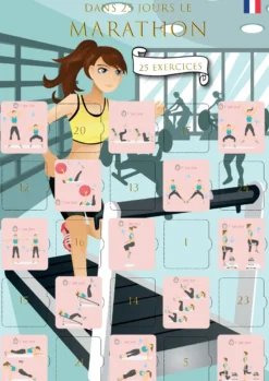 Calendrier de l'avant marathon 25 jours