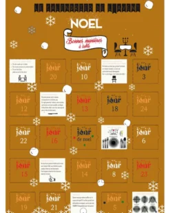 Calendrier de l'avent 25 bonnes manières