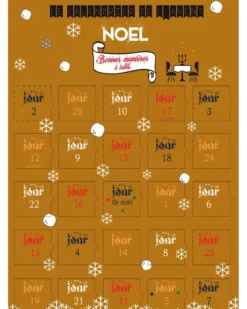 Calendrier de l'avent 25 bonnes manières