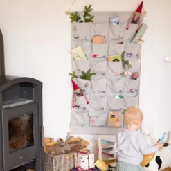 Calendrier de l'avent en coton