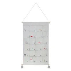 Calendrier de l'avent en coton