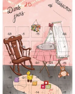 Calendrier de l'avent naissance 25 mots