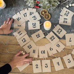 Calendrier de l'avent à personnaliser