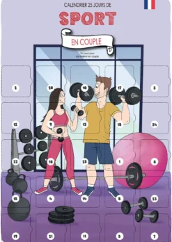 Calendrier de l'avent sport en couple