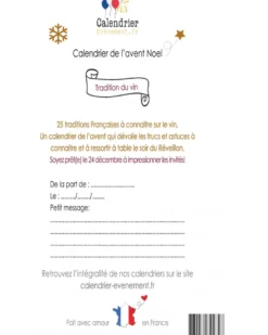 Calendrier de l'avent vin 25 astuces