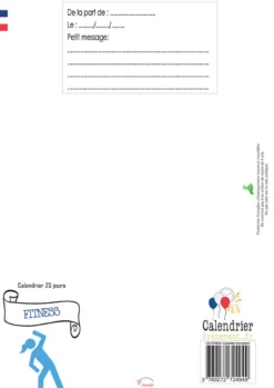 Calendrier fitness 25 exercices