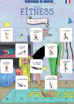 Calendrier fitness 25 exercices