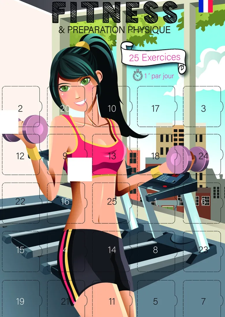 Calendrier fitness 25 jours 25 exercices