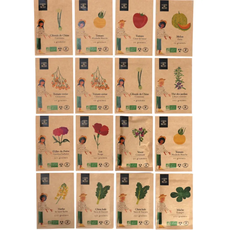 Calendrier Les 4 saisons au potager